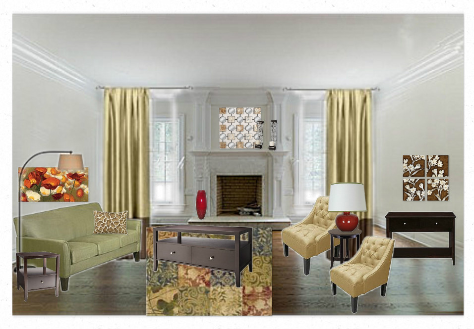 Target Living Room Concept Board