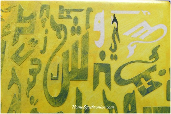 Arabic alphabet decal 3
