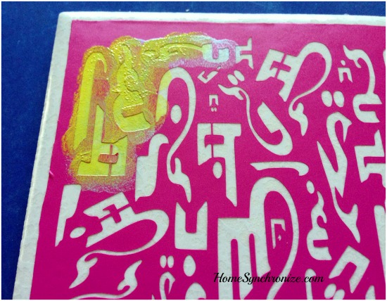 arabic alphabets stencil 4