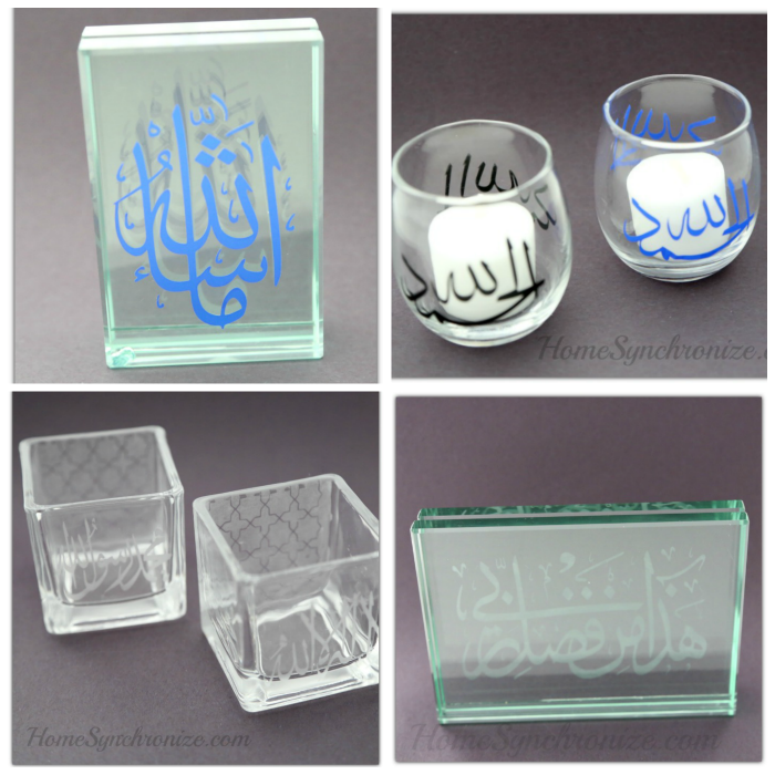 Etched glass products