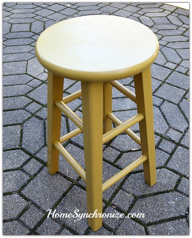 Painted bar stool