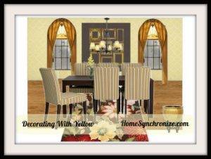 decorating with yellow