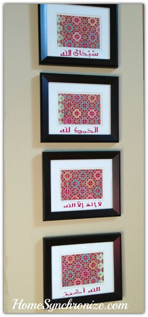 framed fabric art 5