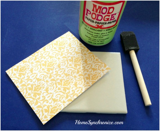 mod podge coaster