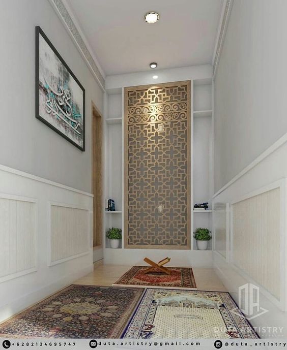 Muslim prayer space