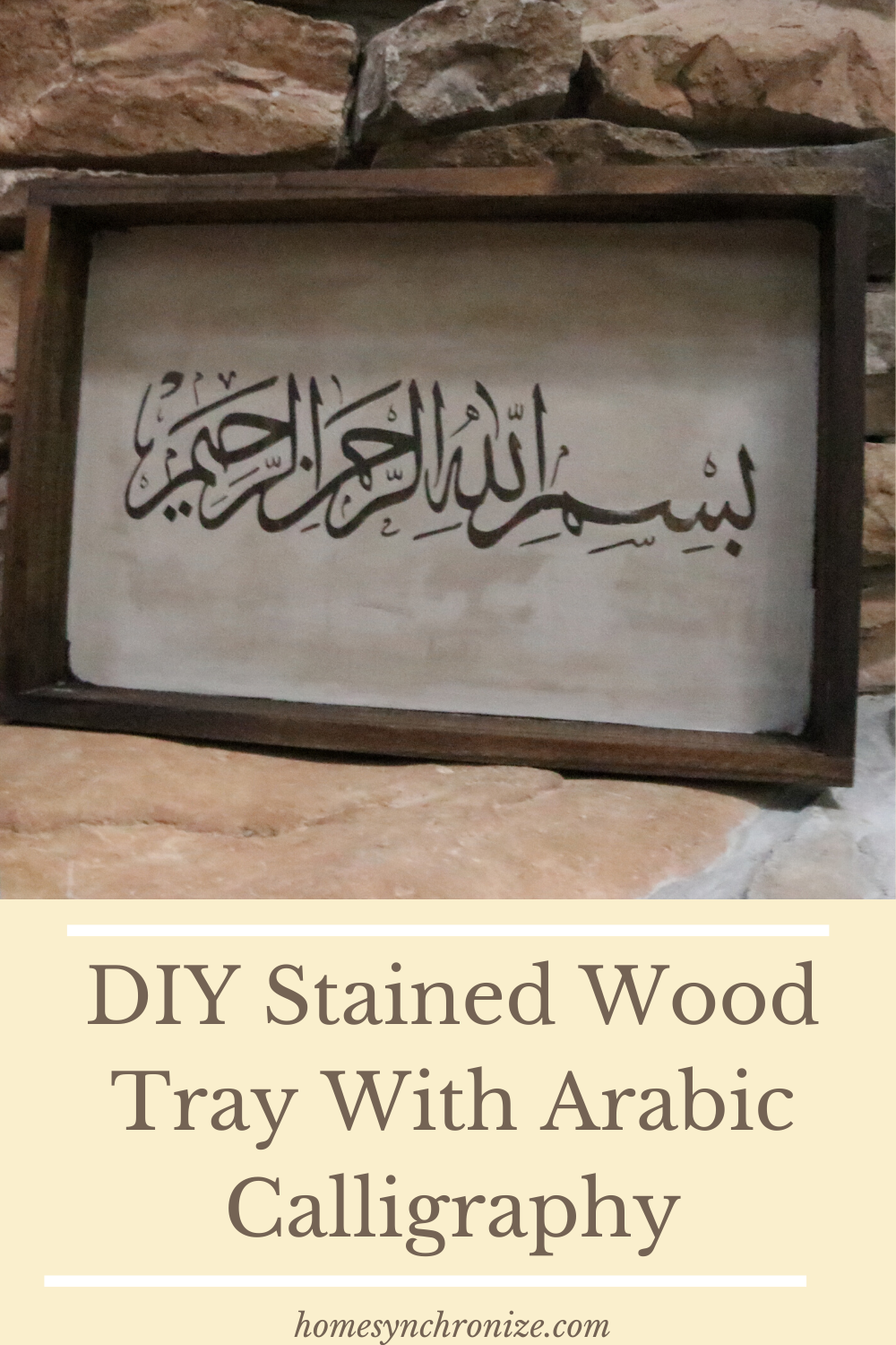 Make your own Calligraphy Stencil, Arabic Hand lettering