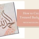 How To Create A Textured Background For Art {Video Tutorial}